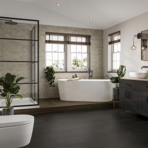 Bathroom with bathtub